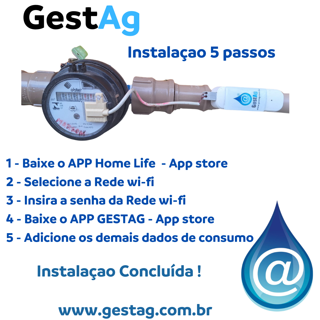 Instalação em 5 passos